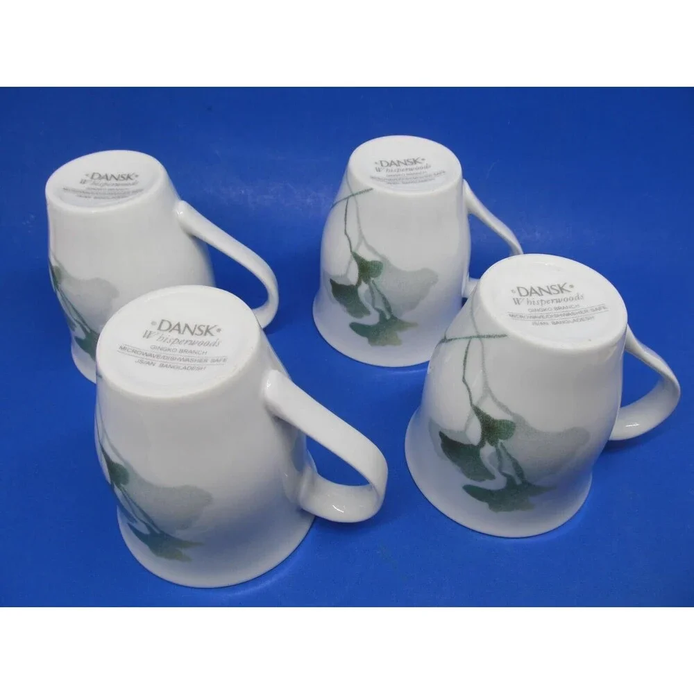 Dansk Whisperwoods Ginko Branch Set Of Four 4